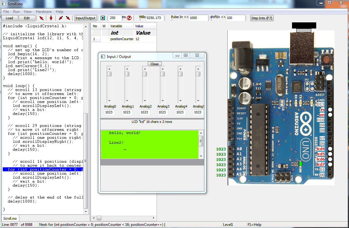 download program at90s2313 with arduino programming